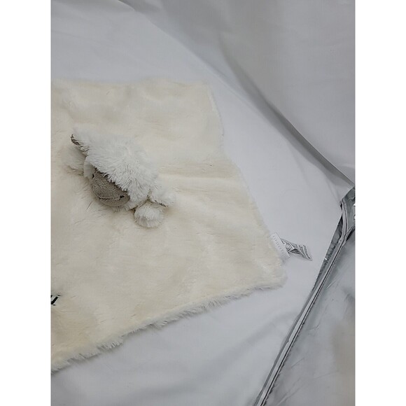 Elegant Baby White Lamb Lovey Security Blanket Replacement 10" X 10" Leui - Picture 7 of 16